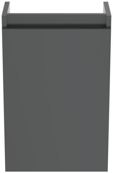 Ideal Standard Eurovit+ Handwaschbeckenunterschrank 354 mm grau glänzend 1 Tür links