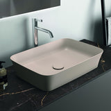 Ideal Standard Conca Waschtischplatte 1202x505x6 mm Keramik Feinsteinzeug Marmor Calacatta