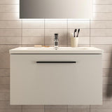 Ideal Standard i.life S Möbelwaschtisch 810 mm, 1 Hahnloch, mit Überlauf, Weiß