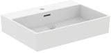 Ideal Standard Waschtisch Extra 615 mm, 1 Hahnloch, mit Überlauf, geschliffen Weiß