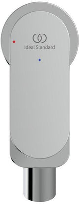 Ideal Standard Ceralife O Bidetarmatur mit Push-Open Ventil, BlueStart, Chrom, 95 mm