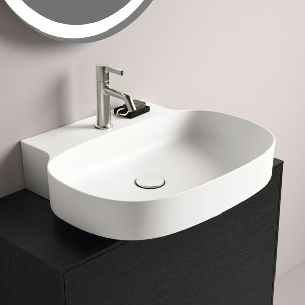 Ideal Standard Joy Waschtischarmatur Brushed Gold mit Ablaufgarnitur, 110 mm Ausladung