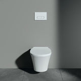 Ideal Standard Wand-T-WC-Kombipaket Connect Air mit AQUABLADE und Softclosing, 365x540mm, Weiß