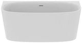 Ideal Standard D-Form-Badewanne Dea 1500x750x610mm Weiß für Wandanbindung