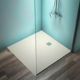 Ideal Standard Ultra Flat S+ Quadrat-Brausewanne 1200x1200mm Mineralguss Weiß Matt