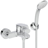 Ideal Standard Ceralife O Badearmatur Aufputz Chrom mit Handbrause-Set