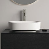 Ideal Standard Aufsatzwaschtisch Linda-X 450x380x130 mm Weiß – Keramik ohne Hahnloch, mit Überlauf