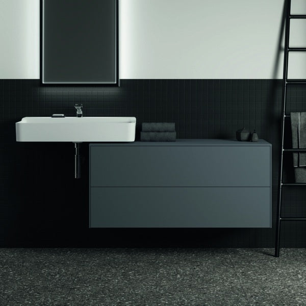 Ideal Standard WT-Unterschrank Conca 1202 mm, 2 Auszüge, Push-Open, Softclose, Weiß Matt