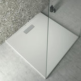 Ideal Standard Ultra Flat New Quadrat-Brausewanne 900x900x25 mm Weiß – bodenebener Einbau