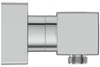 Ideal Standard Brausethermostat Ceratherm C100 Square Chrom – Wandmontage, verchromt, mit Wassersparposition