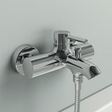 IDEAL STANDARD Ceraline Badearmatur Aufputz Chrom mit Umstelleinheit und Wassersparposition