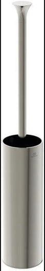 Ideal Standard WC-Bürstengarnitur La Dolce Vita Silver Storm – Wandhängend, Messing, Edelstahl