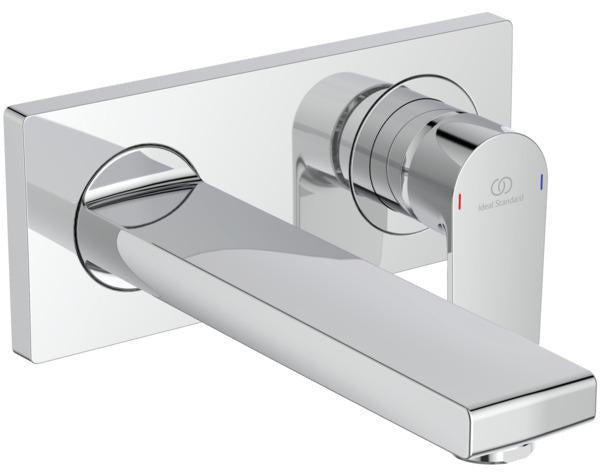Ideal Standard Edge Wand-Waschtischarmatur UP Bausatz 2, 5 l/min, 191 mm, Chrom