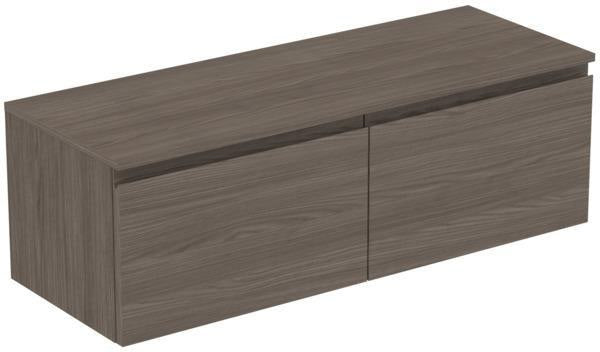 Ideal Standard Finesse Waschtischunterschrank 1202 mm mit 2 Auszügen in Greige matt