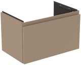 Ideal Standard Finesse Möbelwaschtischunterschrank 600 mm mit Auszug und Softclose in Greige matt
