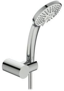 Ideal Standard Idealrain Handbrause-Set 3-Funktionen 100 mm Chrom mit Brauseschlauch