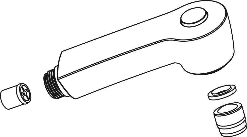 IDEAL STANDARD Küchenhandbrause Edelstahl – Handbrause für Küchenarmatur in Edelstahloptik