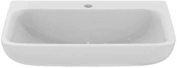 Ideal Standard Waschtisch Contour 21+ SmartGuard 600 mm Weiß, 1 Hahnloch, ohne Überlauf