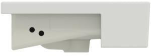 Ideal Standard Halbeinbau-Waschtisch Extra 500x420mm Weiß mit Überlauf und 1 Hahnloch