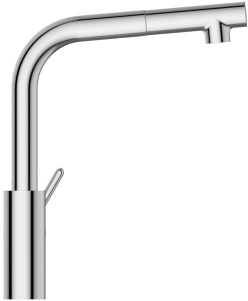 IDEAL STANDARD Ceralife Küchenarmatur mit herausziehbarer Brause, L-Auslauf, Chrom