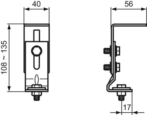Ideal Standard ProSys Umrüstset für Eckinstallation – für ProSys 80M & 120M
