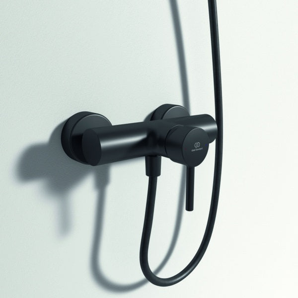 Ideal Standard Ceraline Brausearmatur AP Chrom – Wandmontage, keramische Kartusche