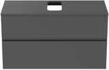 Ideal Standard Finesse Waschtischunterschrank 1002 mm, 2 Auszüge, Greige matt, wandhängend