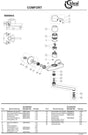 IDEAL STANDARD Rohrauslauf G3/4 200mm Chrom für Armatur B0106 – Messing verchromt
