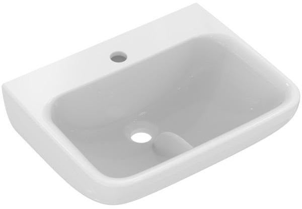 Ideal Standard Waschtisch Contour 21+ Weiß 500 mm SmartGuard 1 Hahnloch ohne Überlauf