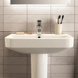 Ideal Standard i.life S Waschtisch 600x380x180 mm Weiß, 1 Hahnloch, mit Überlauf