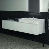 Ideal Standard Conca Aufsatzwaschtisch 1000x450 mm, 1 Hahnloch, ohne Überlauf, Weiß