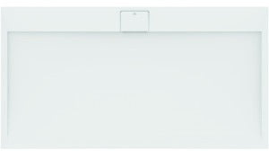 IDEAL STANDARD Ultra Flat S i.life Brausewanne 1700x800x30 mm Carraraweiß – Mineralguss, Anti-Rutsch, matt