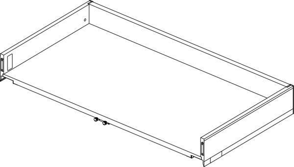 IDEAL STANDARD Conca Obere Schublade 60x37cm Anthrazit matt lackiert
