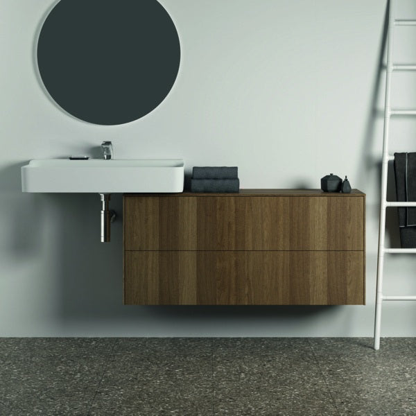 Ideal Standard WT-Unterschrank Conca, 2 Auszüge, ohne Ausschnitt, 1202x373x550 mm, Weiß