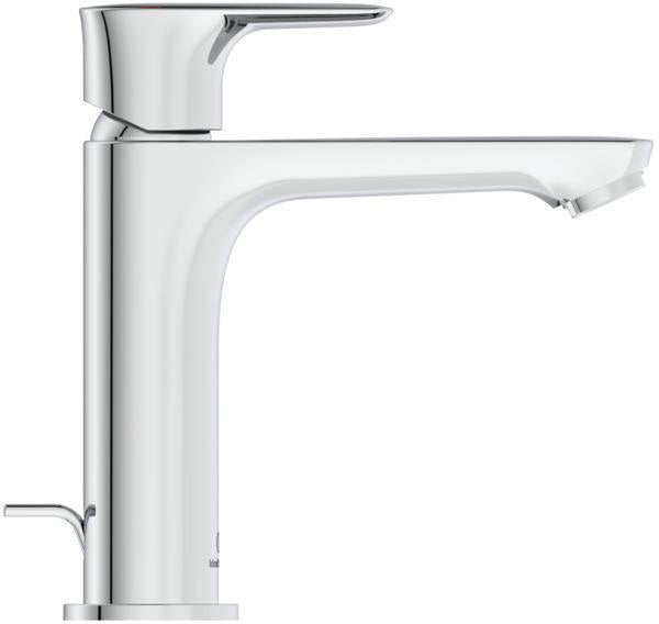 IDEAL STANDARD Connect Air Waschtischarmatur Grande Slim 125 mm mit Ablaufgarnitur Chrom