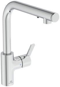 Ideal Standard Gusto iMX Küchenarmatur mit Seifenspender, 232 mm Auslauf, Magnetic Grey