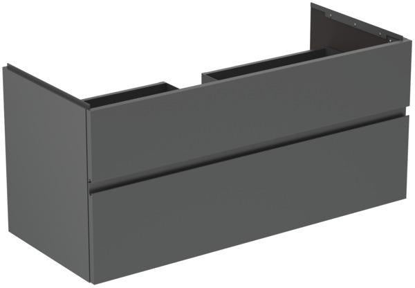 IDEAL STANDARD Finesse Waschtischunterschrank 1200 mm mit 2 Auszügen in Greige Matt – Wandhängend
