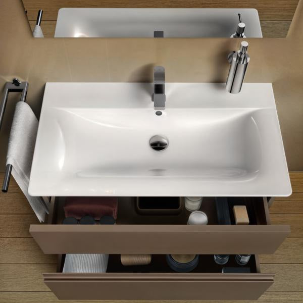 IDEAL STANDARD Connect Air Waschtischarmatur Grande Slim 125 mm mit Ablaufgarnitur Chrom