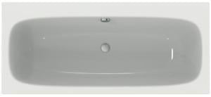 Ideal Standard i.life Duo-Badewanne 1900x900x450 mm Weiß – 2-Sitzer mit Mittelablauf