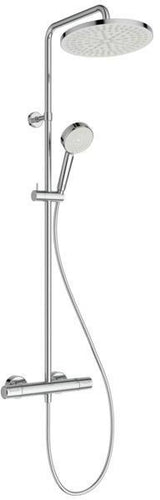 IDEAL STANDARD Duschsystem Ceratherm T25 N mit Thermostat, Kopf- und Handbrause, Chrom