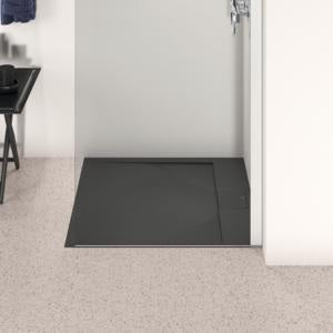 Ideal Standard Ultra Flat S i.life Quadrat-Brausewanne 700x700x30 mm Carraraweiß – Mineralguss mit Rutschhemmung