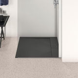 Ideal Standard Ultra Flat S i.life Quadrat-Brausewanne 700x700x30 mm Carraraweiß – Mineralguss mit Rutschhemmung
