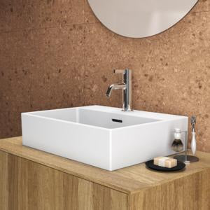 IDEAL STANDARD Aufsatzwaschtisch Extra 500x400mm Weiß mit 1 Hahnloch und Überlauf