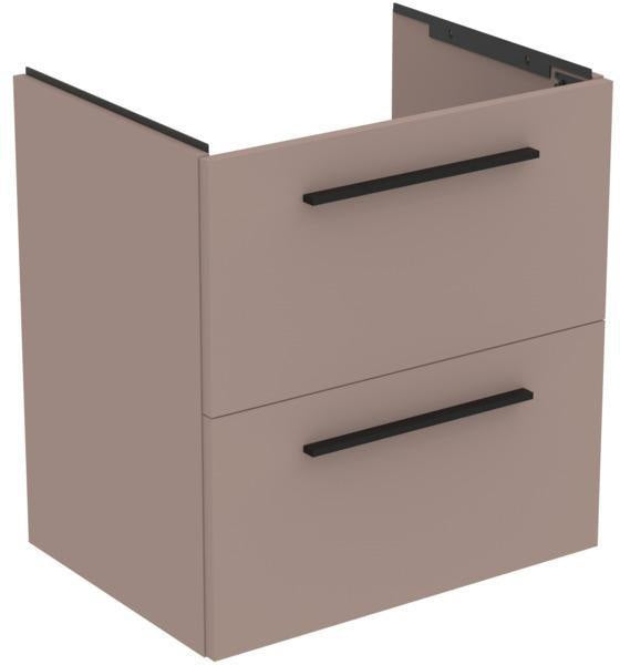 Ideal Standard i.life A Waschtischset 60 cm mit Unterschrank und chrom Griff, Weiß matt
