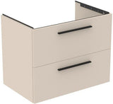 Ideal Standard i.life B Möbel-Set 120 cm – 2 Auszüge, 2 offene Fächer, Chrom/Weiß matt