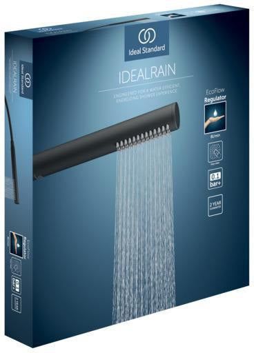 Ideal Standard Idealrain Atelier Stabhandbrause Brushed Gold, 1-Funktion, Antikalk