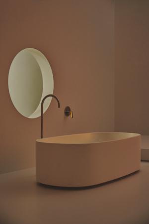 Ideal Standard Linda-X Duo-Badewanne freistehend 1738x850x495mm Mineralguss Weiß