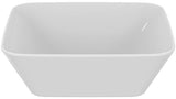 Ideal Standard Connect Air Aufsatzwaschtisch 400x400x135 mm Weiß, quadratisch, ohne Hahnloch & Überlauf