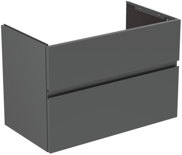 IDEAL STANDARD Finesse Möbelwaschtischunterschrank 800 mm, 2 Auszüge, Greige matt