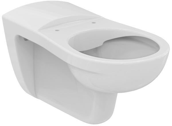 Ideal Standard Contour 21 Wandtiefspül-WC, barrierefrei, ohne Spülrand, 355x700x380 mm, Weiß